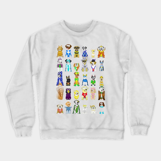 Superhero Dogs Crewneck Sweatshirt by Giddings Gifts